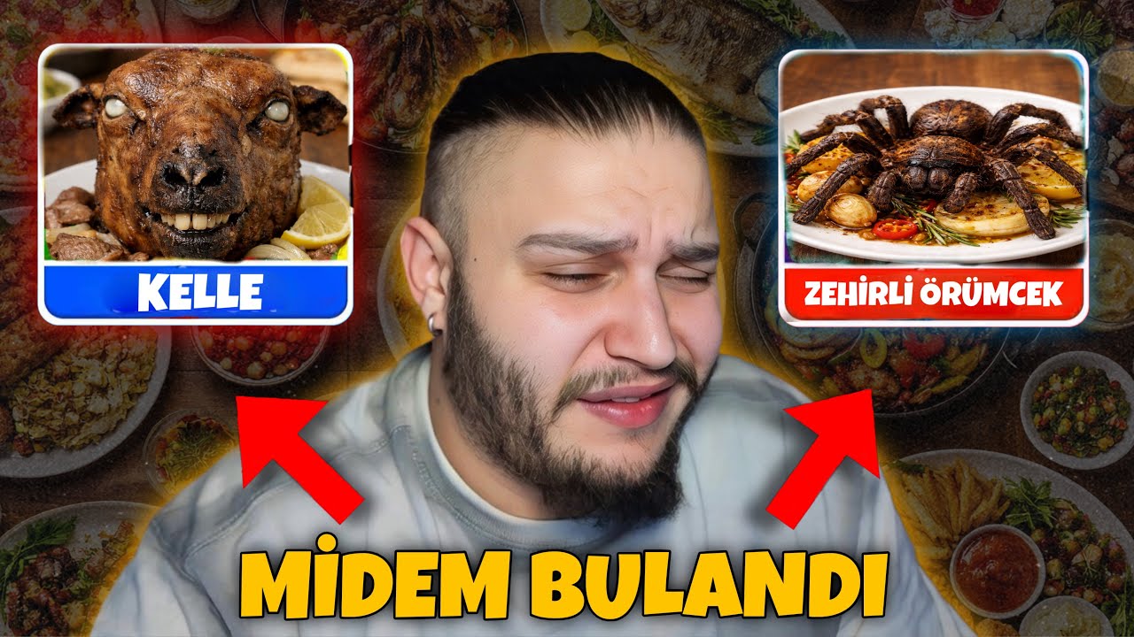 “ EN KÖTÜ YEMEK HANGİSİ TESTİ “ Herşeyekadirdir