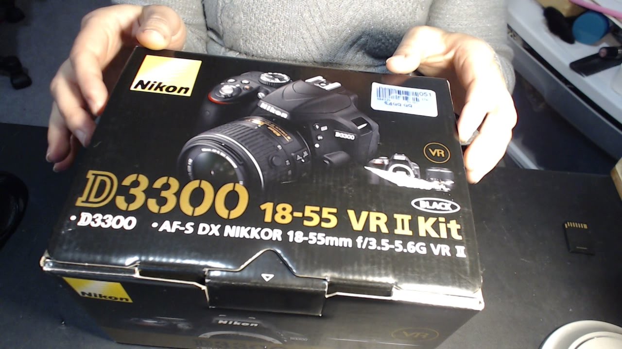 ASMR: распаковка новой камеры — Nikon D3300 — будущие видео в HD