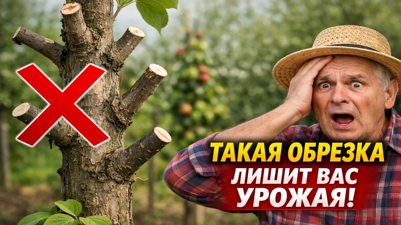 КОЛОННЫ НЕ ПЛОДОНОСЯТ? 5 ОШИБОК, которые убивают ваш урожай! (Яблоня, груша, слива)