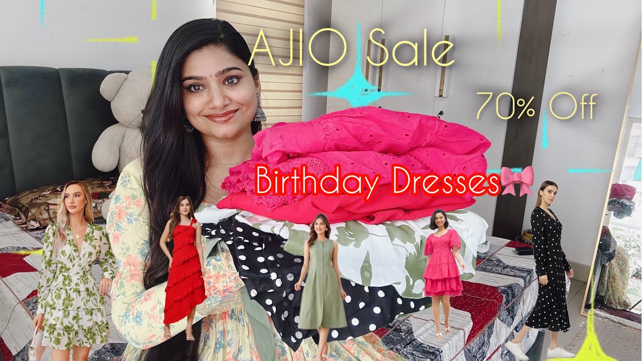 AJIO Dress Haul 😍|| AJIO Birthday Dress Haul Under 600||