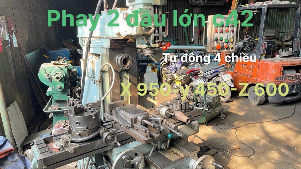 Phay 2 đầu to . Đủ đồ chơi. X950-Y450-Z600. 65tr. Lh 0938493912