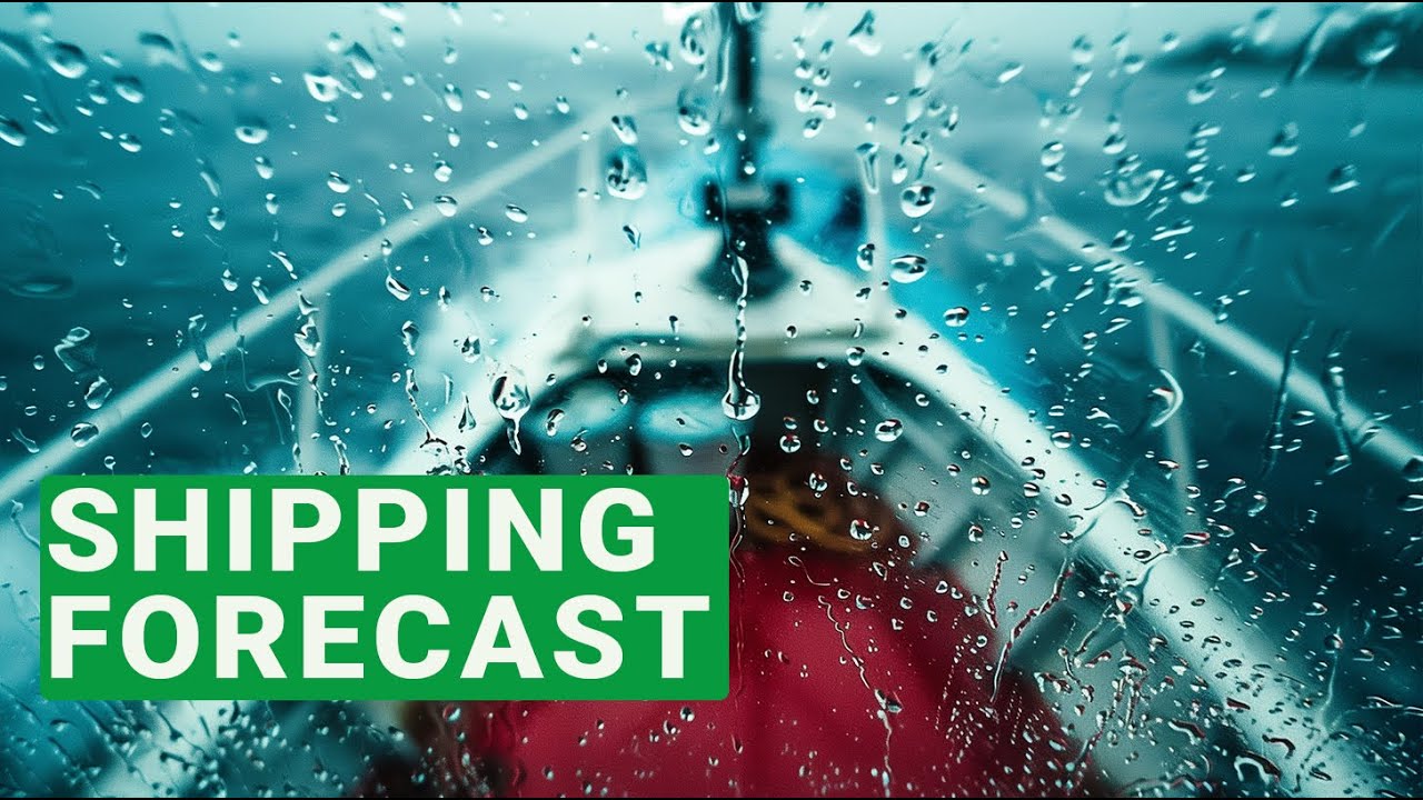 Get Comfy with Our Relaxing Shipping Forecast with Gentle Rain on Window