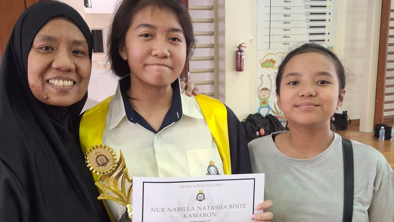 Natasha's secondary school graduation