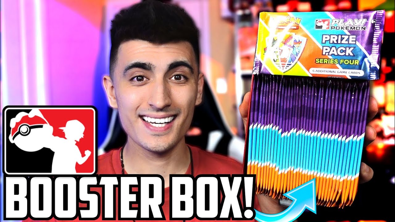 I PULLED IT! Pokemon PRIZE PACK Booster Box Opening! (Series 4)