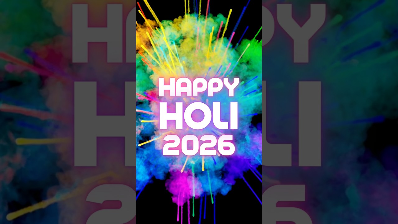 Happy Holi status video| 4 march 2026 status |Happy Holi wishes 2026 status| Coming soon holi status
