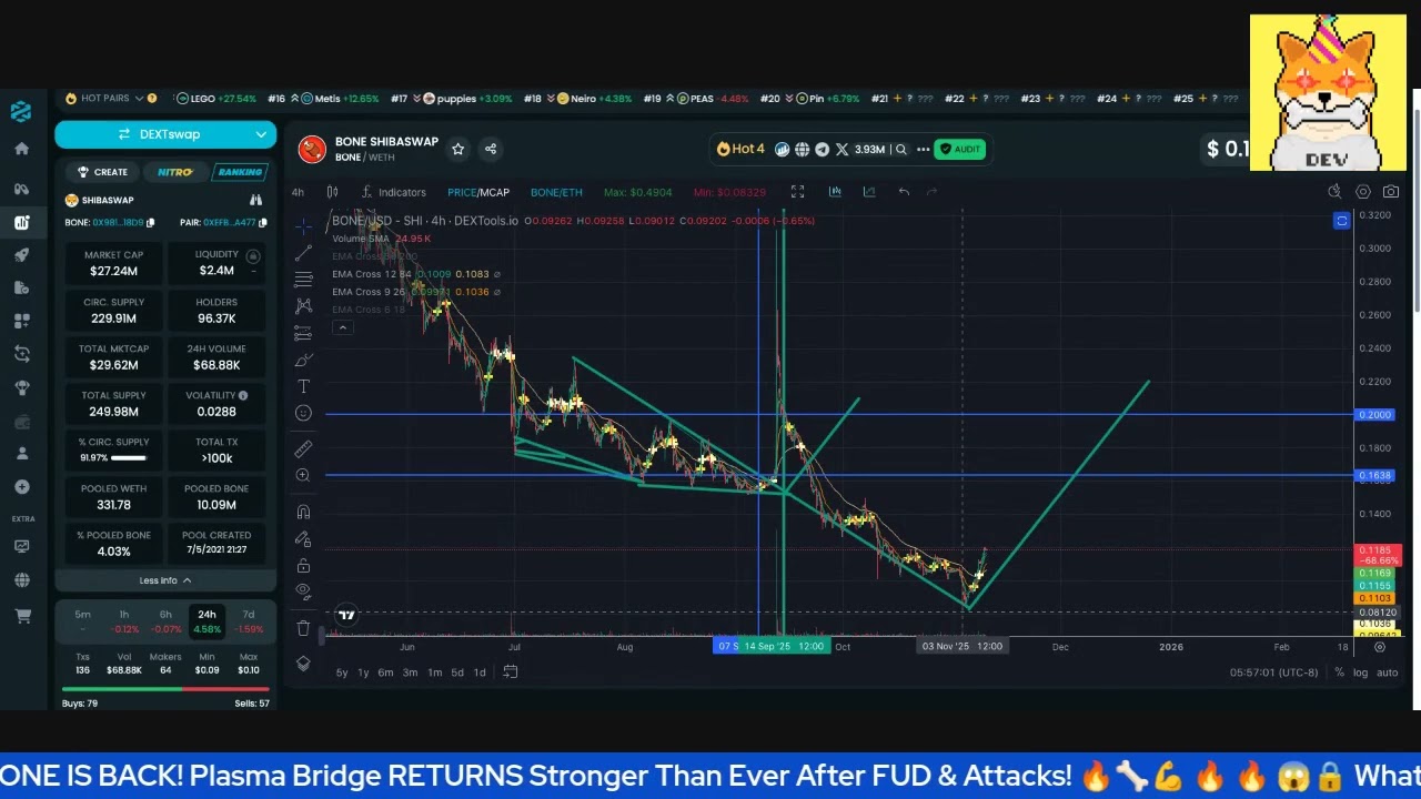 🦴🔥 $BONE ВЕРНУЛСЯ &mdash; ПОЧЕМУ СЕЙЧАС САМЫЙ ПОДХОДЯЩИЙ МОМЕНТ! 🚀💰 #BONE
