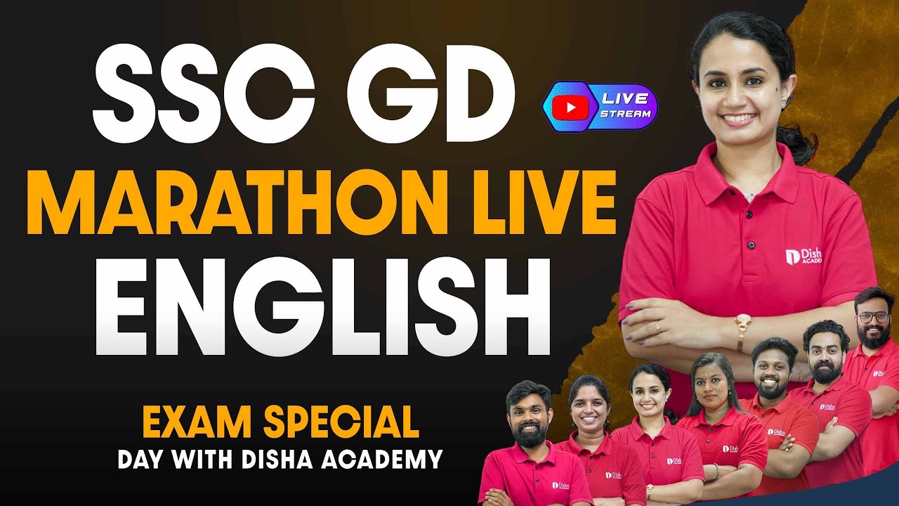 Yodha SSC GD 2024 -ENGLISH - MARATHON LIVE - PYQ - Exam Special #ssc #ssclive #sscgd #sscgd2024