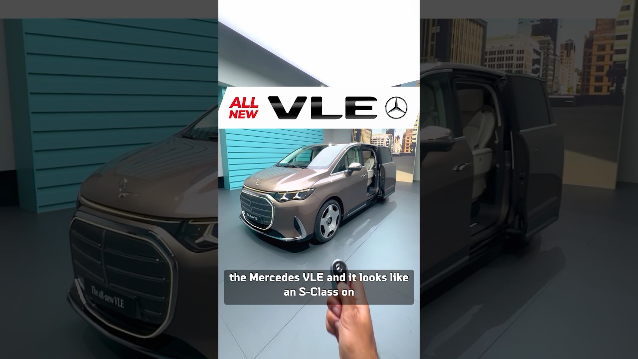 Новый роскошный минивэн Mercedes &mdash; это нечто невероятное! Знакомьтесь, VLE! ⭐ ✨
