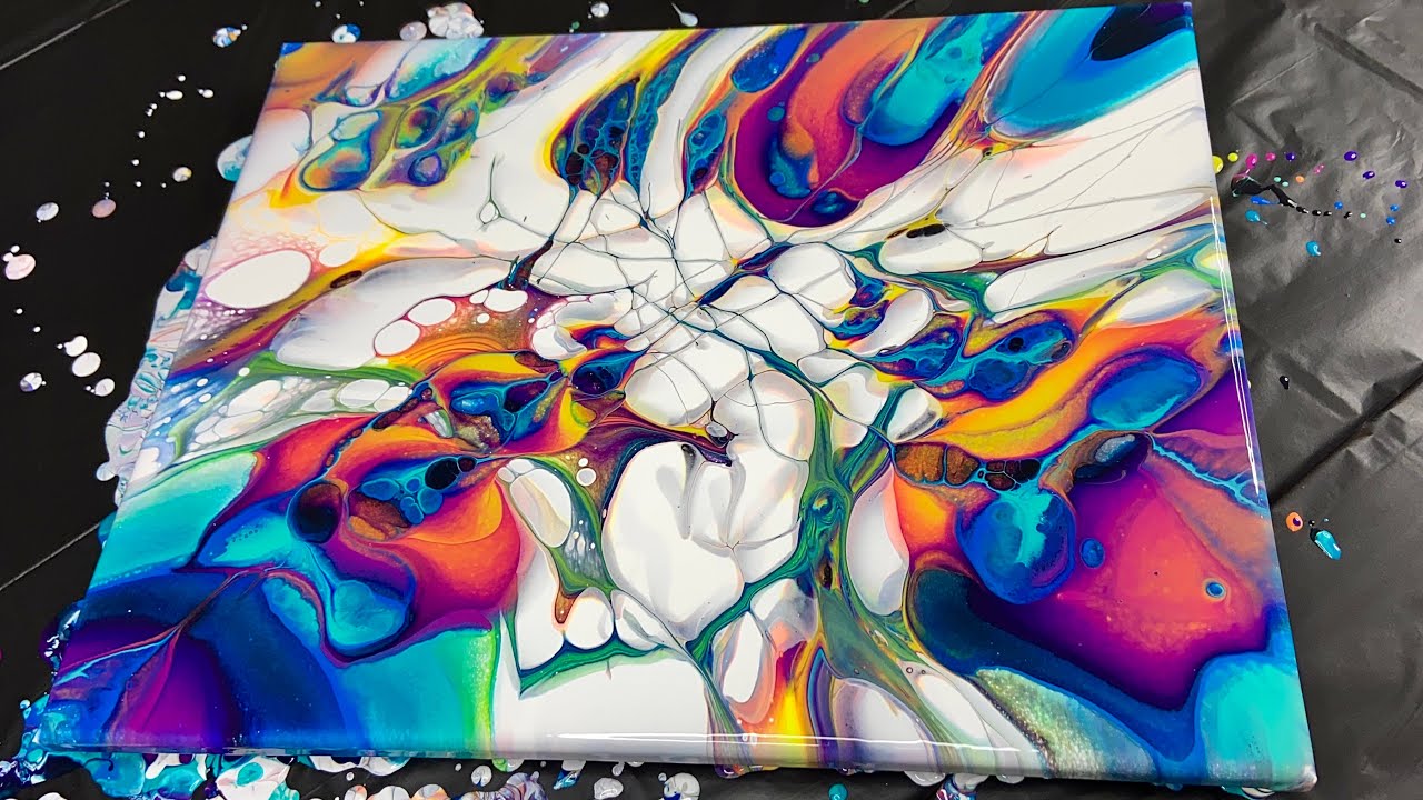 Fluid Art Experiments! Amazing Acrylic Pour Painting Results!