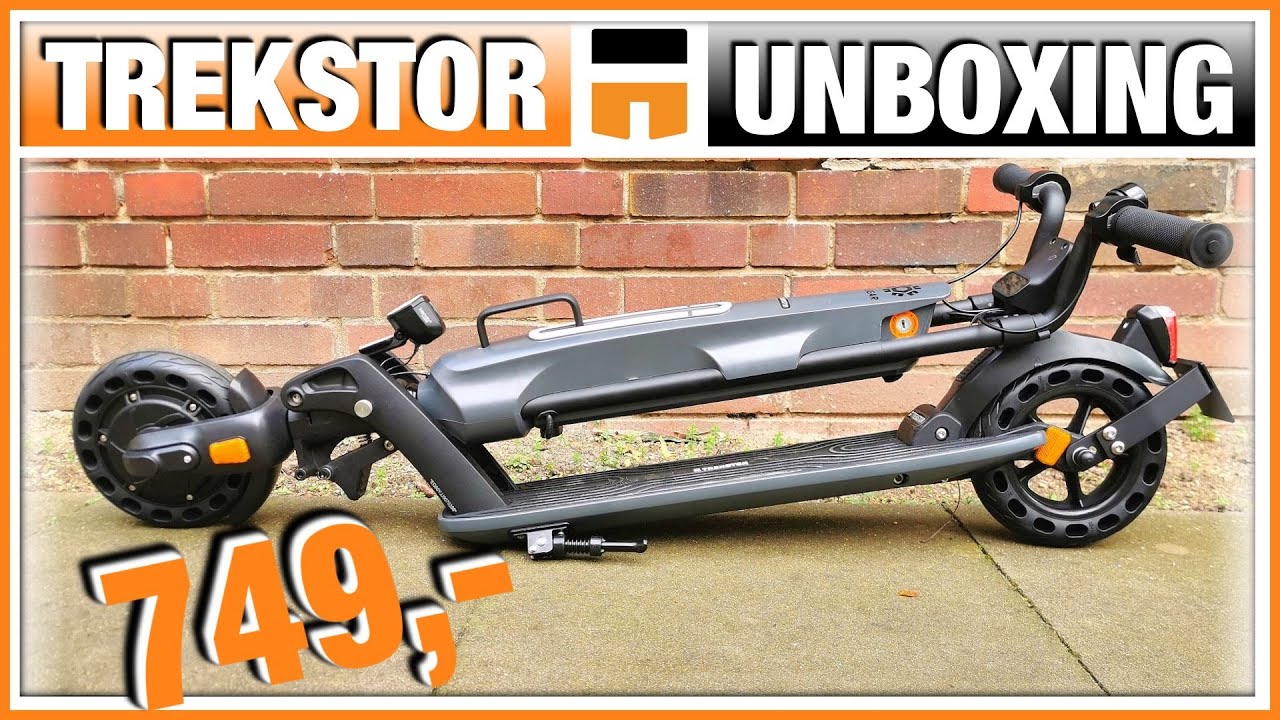 TREKSTOR e.GEAR6078 - 749€ - 150KG ZULADUNG - Escooter mit Zulassung - Trekstor EG6078