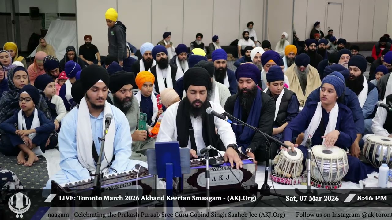 006 Bhai Mansahib Singh Jee at March 2026 Smaagam - Raensabayee Keertan Toronto