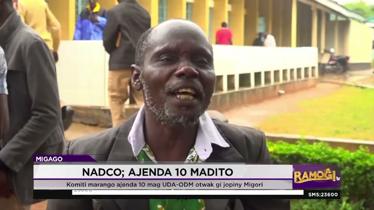 Komiti marango ajenda 10 mag ODM-UDA  otwak gi jopiny Migori