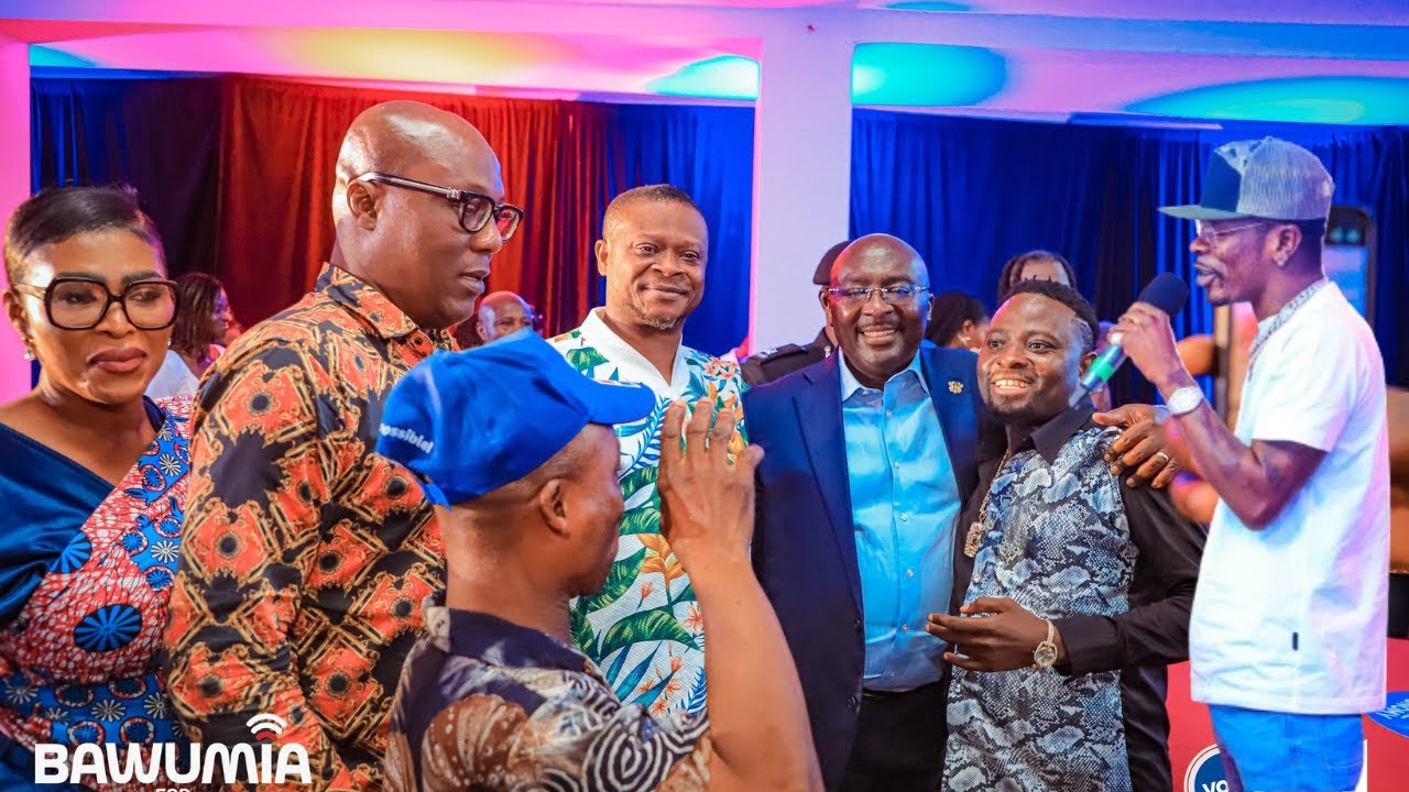 Br. Bawumia's Star-Studded Meeting with Shatta Wale, Samini, Broda Sammy and Other Celebrities