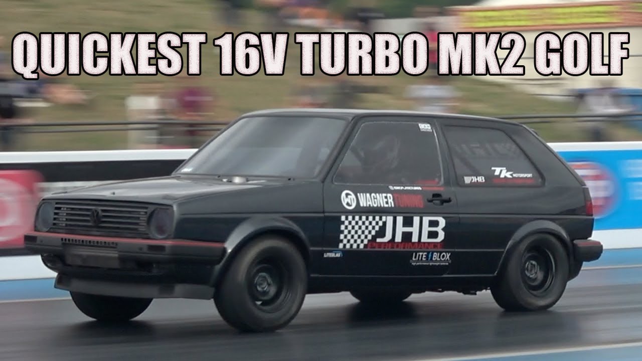 WORLDS QUICKEST MK2 16V TURBO GOLF - 8.24 @ 169MPH