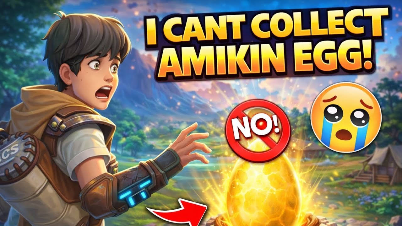 I CAN’T COLLECT AMIKIN EGG 😭 | Amikin Village