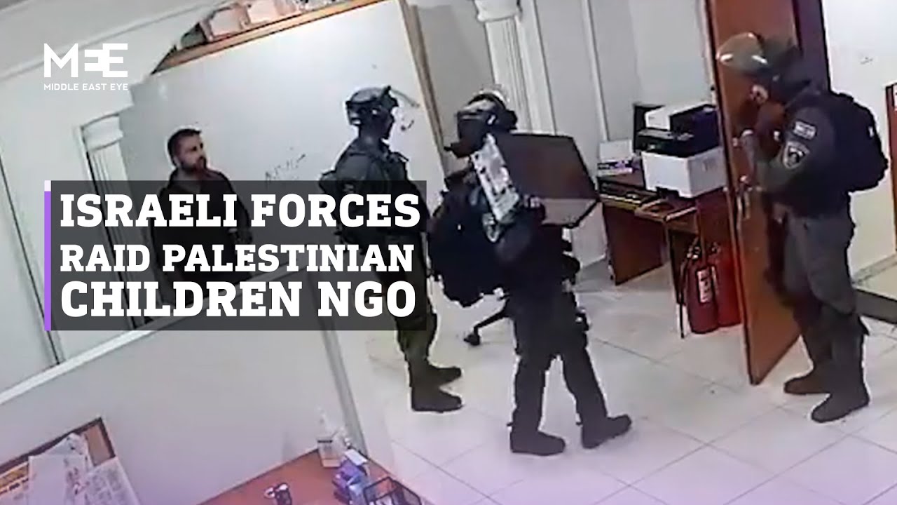 Israeli forces raid Palestinian Children’s NGO