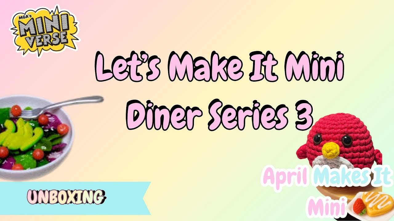 Let's Make It Mini Diner Series 3 - 6 Capsules, Zero Luck
