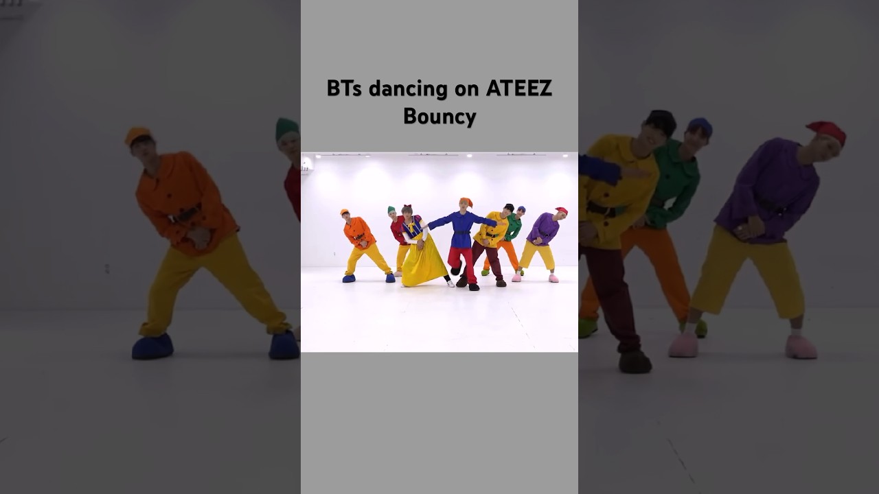 Bts danxing on Ateez bouncy 😭 #reels #kpop #bts #kpopfans #kdrama #kpoparmy #btsfans #army