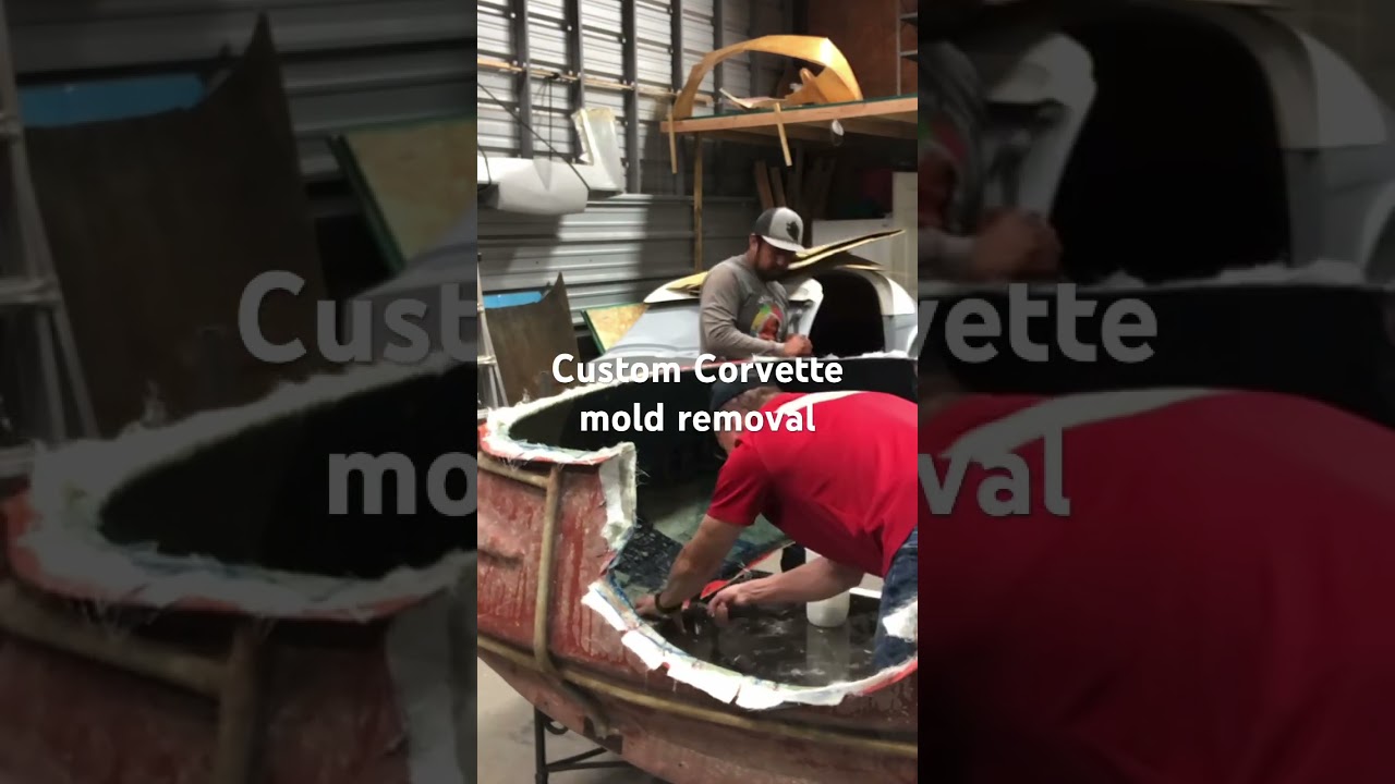 Custom Corvette Body Mold Removal