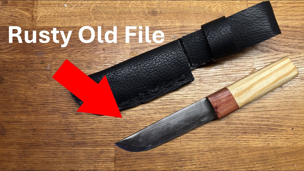 Turning a Rusty Old File into a Razor Sharp Knife
