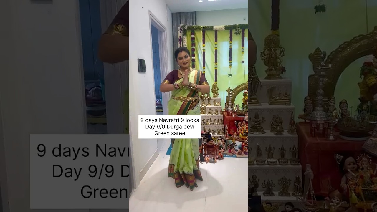 Navratri 9 looks #naveenavlogs