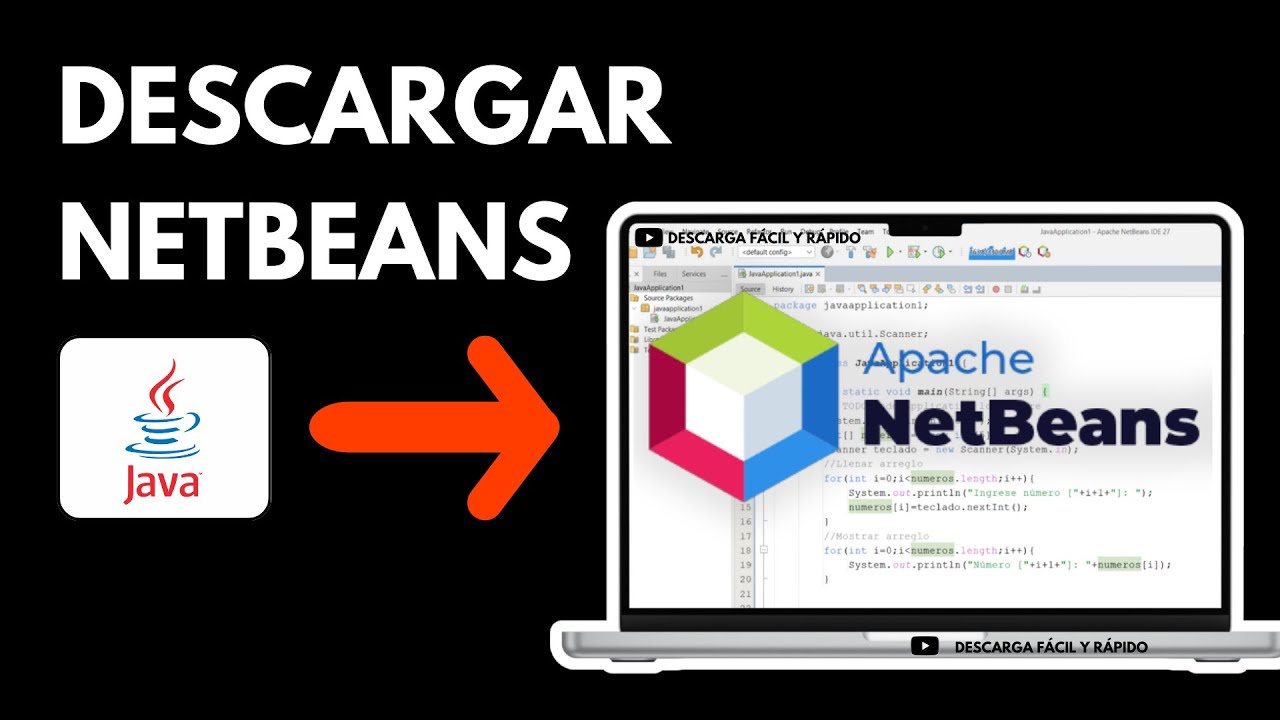 Cómo DESCARGAR e instalar NetBeans (Java)