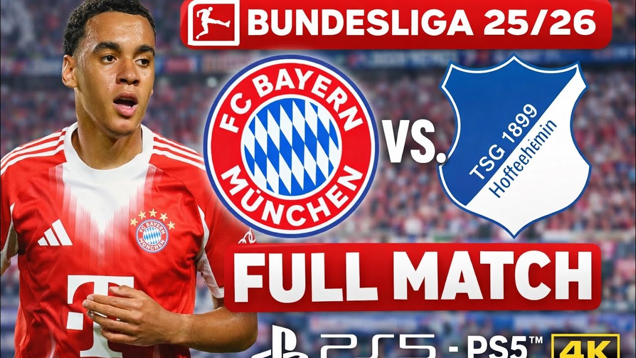 FC 26 Bayern Munich vs. Hoffenheim | Bundesliga 25/26 | Full Match |  PS5™[4K]
