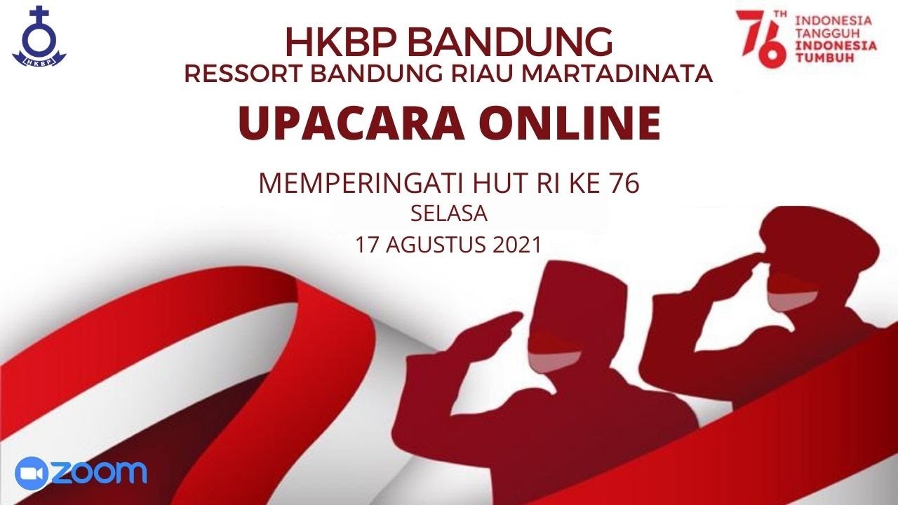 Upacara Online 17 Agustus 2021 | HKBP Bandung