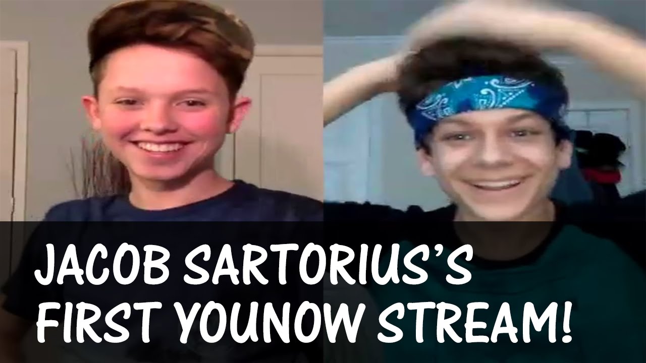 JACOB SARTORIUS - FIRST EVER YOUNOW STREAM! CUTE AND FUNNY MOMENTS!