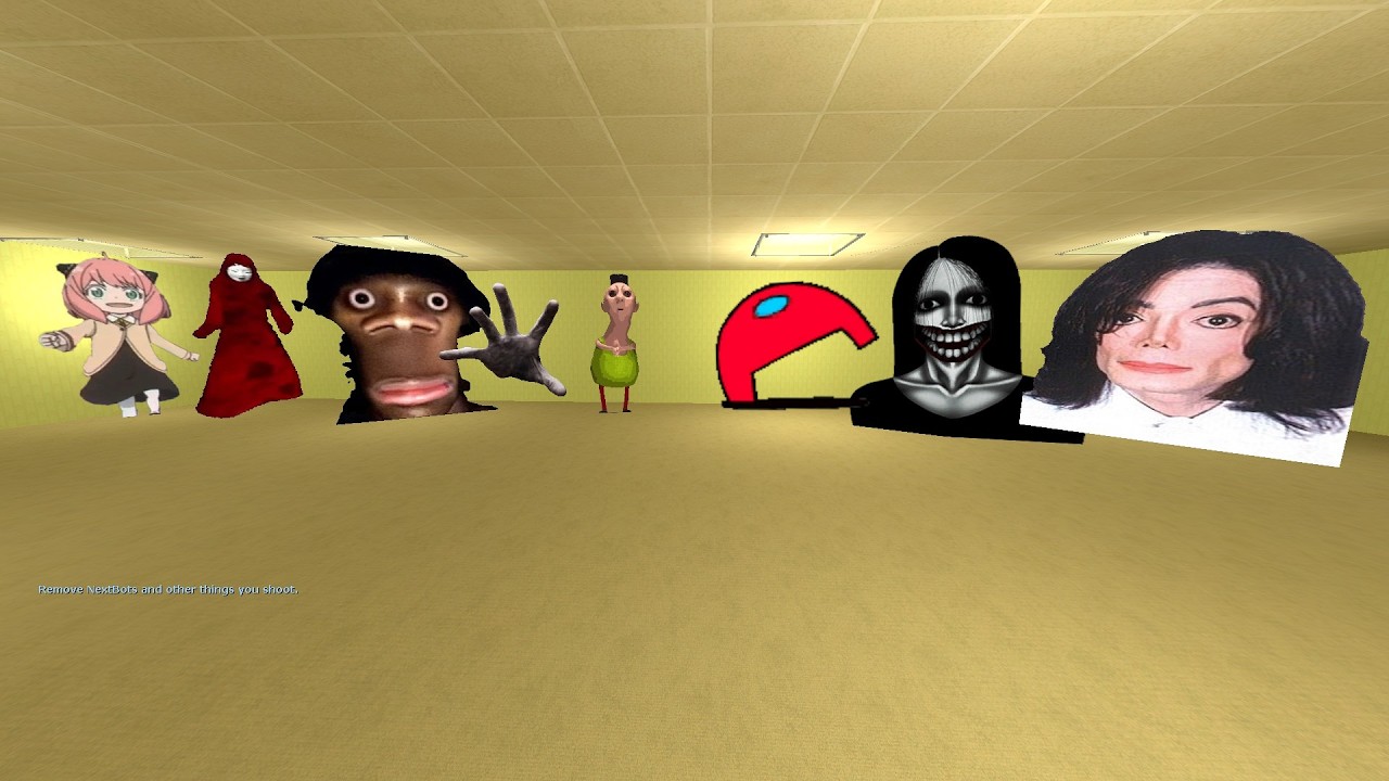 Я создал 6 проклятых Nextbot в Закулисье… Один из них оказался не Nextbot 😱 (GMod)