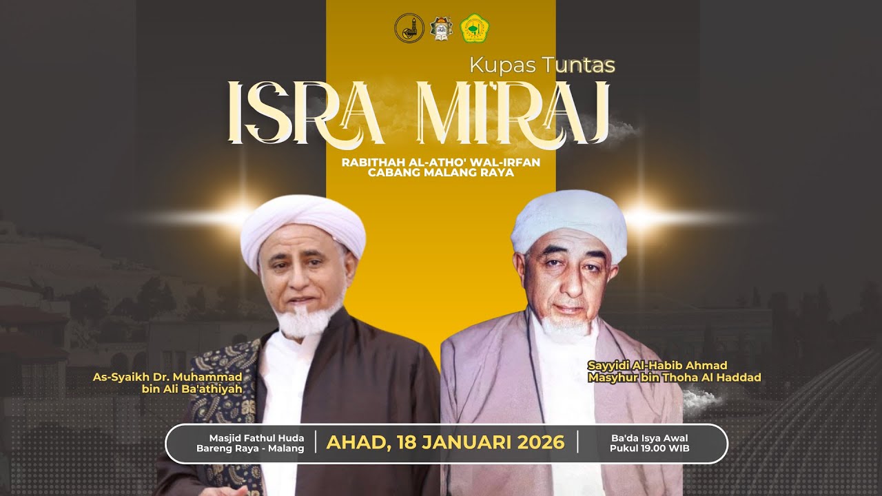 (LIVE) ISRA' MI'RAJ RABITHAH AL ATHO' WAL IRFAN CABANG KOTA MALANG || MASJID FATHUL HUDA BARENG RAYA