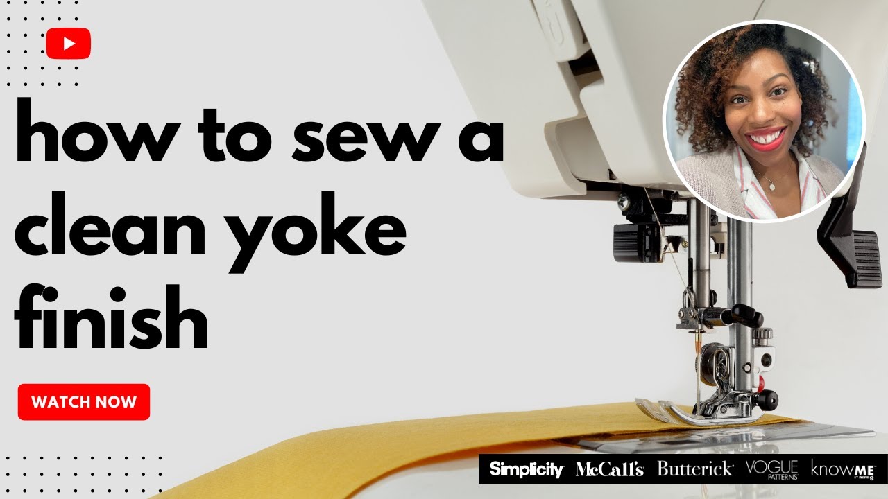 How to Sew a Clean Yoke Finish with Brittany J Jones