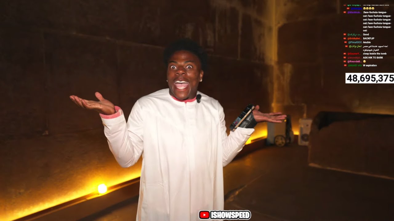 iShowSpeed Barks Inside An Egyptian Pyramid 💀😂