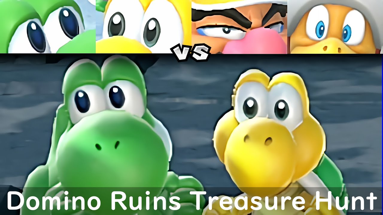 Super Mario Party Yoshi and Koopa Troopa vs Wario and Hammer Bro #106