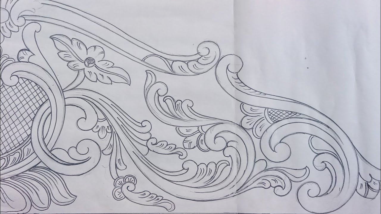 Wood Carving Bed Simple  Design Art // Bed // Carving Bed