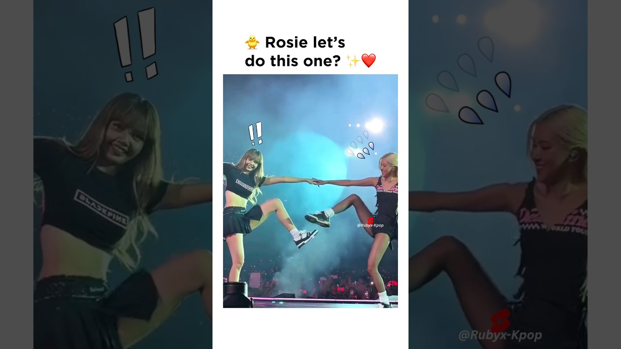Lisa & Ros&eacute; doing this pose 😂❤️ #trending #blackpink #ros&eacute; #lisa #blink #viral #fyp #viralshorts