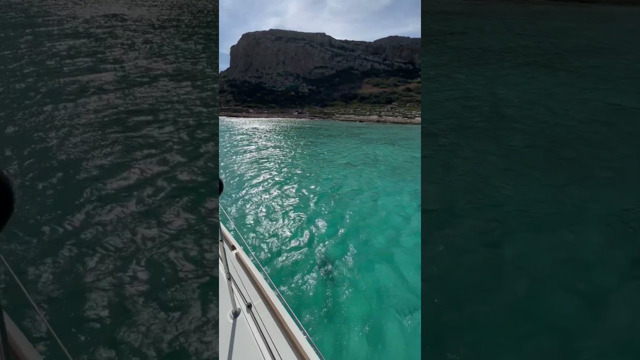 #sailing #gramvousa #balos #crete #greece #boattrip #sailingcruises #rentalboat