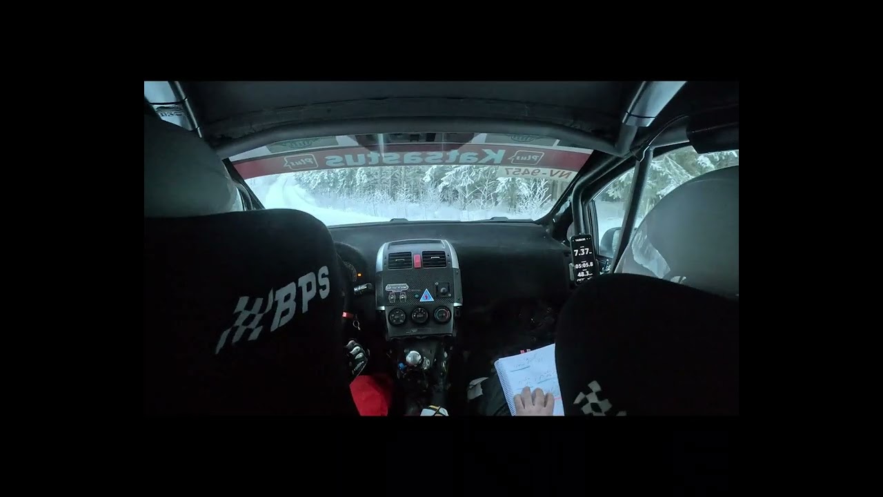 Viinijärvi ralli 31.1-2026, EK1, Jyri Räsänen / Ari Räty, JR-Motorsport