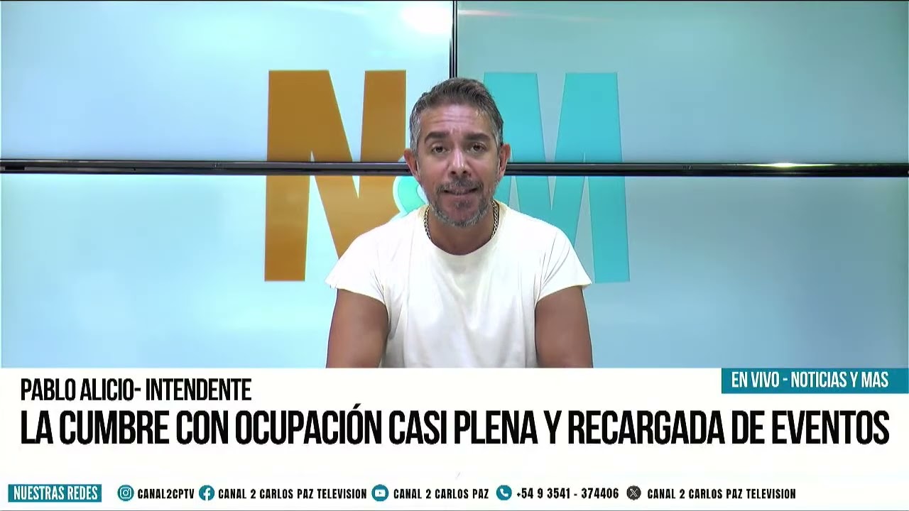 La Cumbre con ocupación casi plena y recargada de eventos
