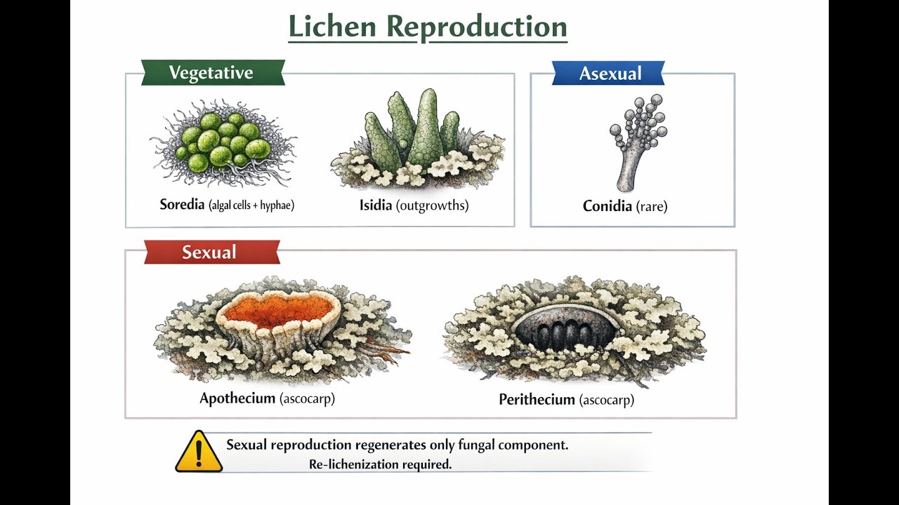 Lichen: Introduction, Types, Reproduction, Ecological and Economical Significance