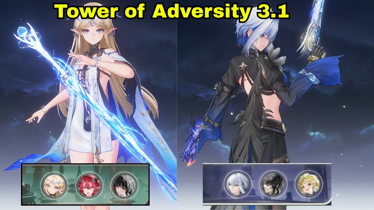 TOA 3.1 CARTETHYIA / Ciaccona / Chisa-MID1 / Galberna / Qiuyuan / Verina-MID2- Tower of Adversity