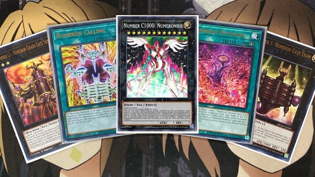 My C1000 Numeron Gate Yugioh Deck Profile for November 2021