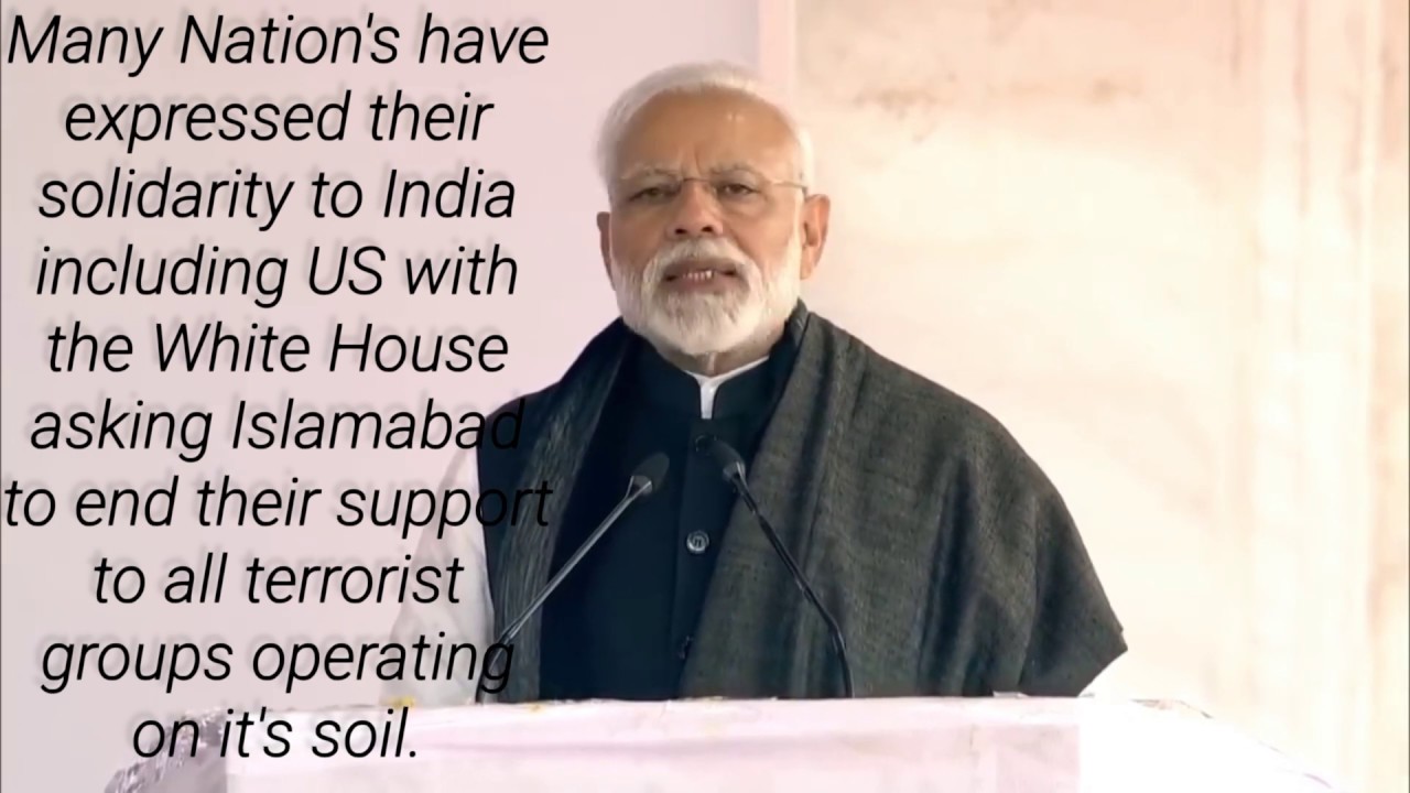 PM Modi's Speech on Pulwama Attack