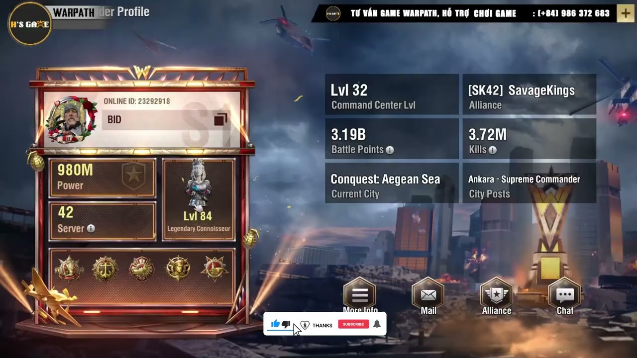 Q8KWT solo RomArmOG + 3  in Aegean Sea | Warpath:Aceshooter