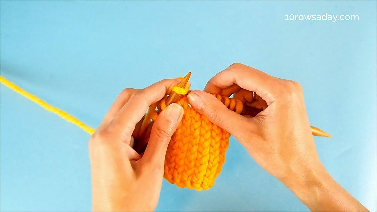 Twisted Knit and Purl Stitches in Eastern (Russian) Knitting