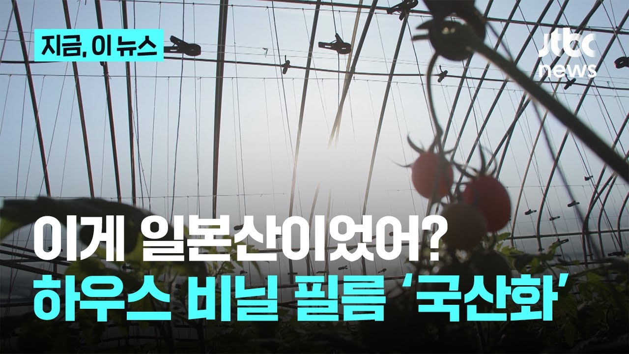 하우스 비닐필름 '폴리올리펜' 국산화 성공｜지금 이 뉴스