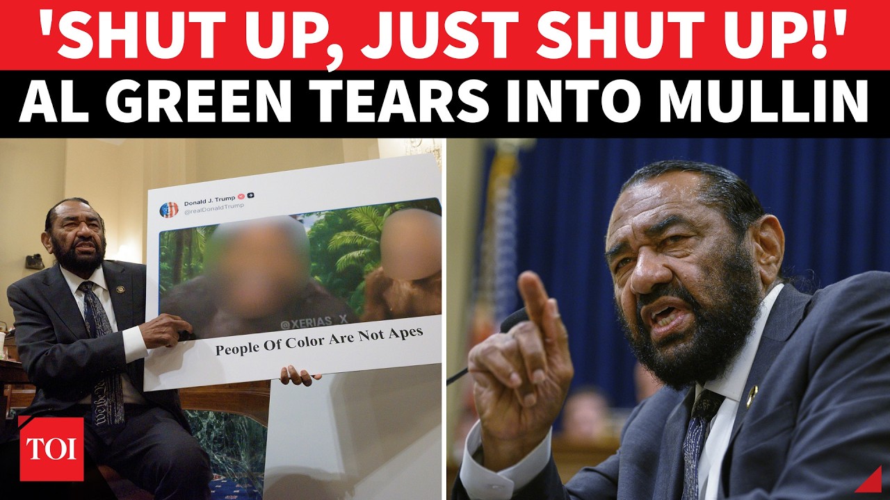 'You Shut up, Not A Word Anymore': Shouting Match In House; Rep. Al Green Blasts DHS Nominee Mullin