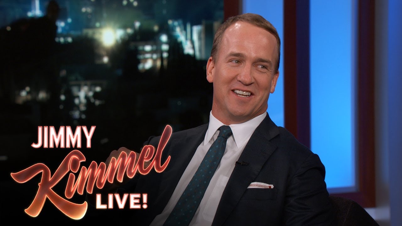 Peyton Manning Misses Showering with Teammates