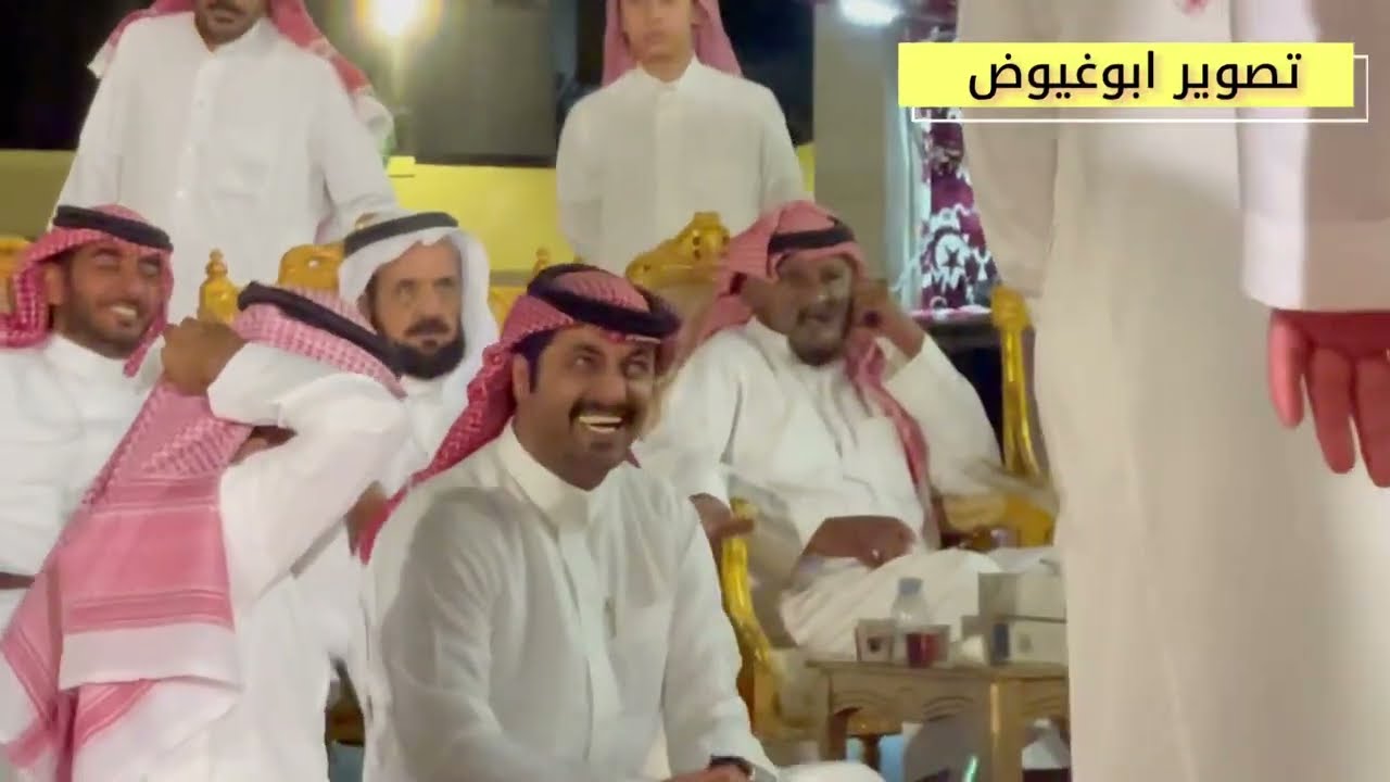 طاروق رجاء القلادي و فهد العازمي من حفل بريده تاريخ ٢٣_٣_١٤٤٦