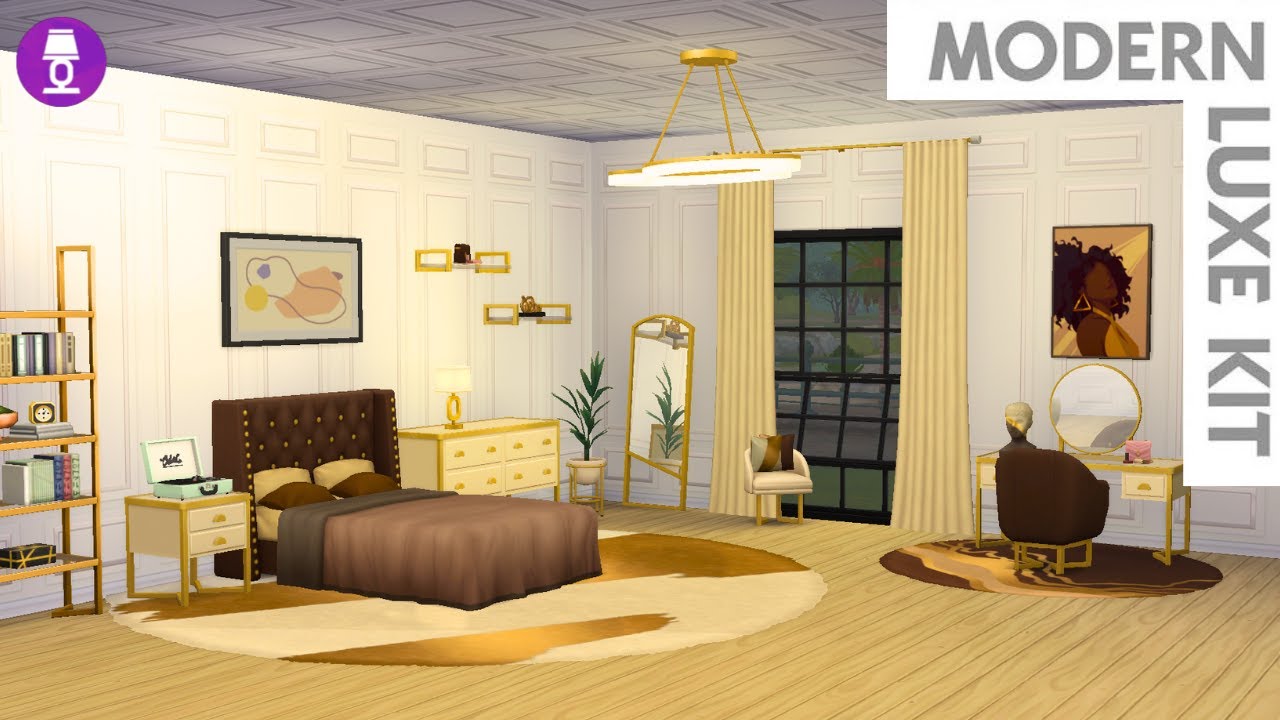 Modern Luxe Kit Build/Buy Overview | The Sims 4